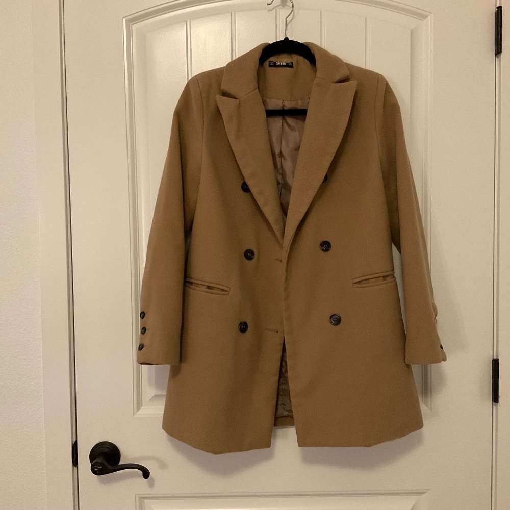 Shein Camel Coat